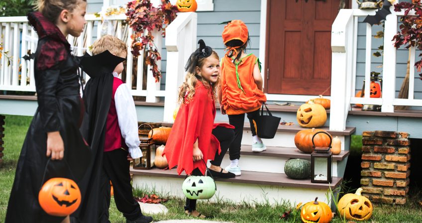 kids trick or treating